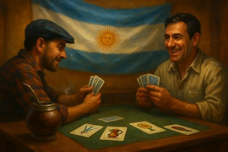 Truco table background